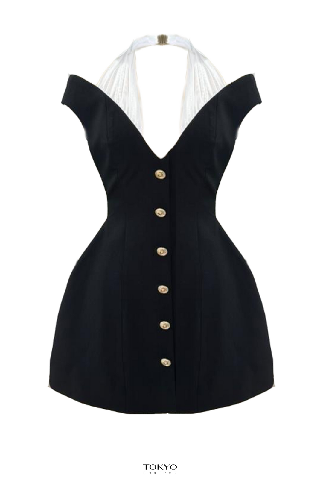 Elegant Black mini dress, Women&